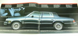 1983 83 Chevy Chevrolet Malibu Brochure Sedan CL Wagon