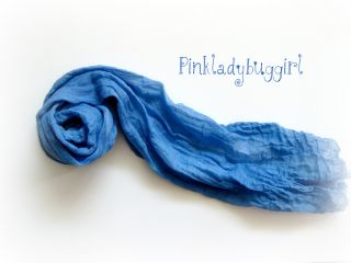 blue hand dyed cheesecloth wrap newborn photo prop must have