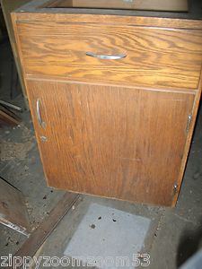 USED SCIENCE LAB OAK LOWER CABINETS**PERFECT SHOP CABINETS**