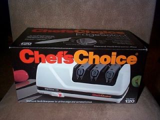 Chefs Choice Edge Select 120 New Knife Sharpener in Box