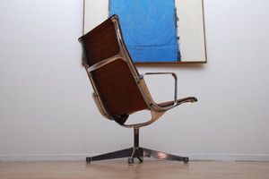    Miller Aluminum Group Arm Chair Charles Ray Eames Mid Century Modern
