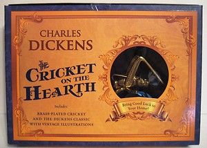 Charles Dickens The Cricket on The Hearth Brass Cricket