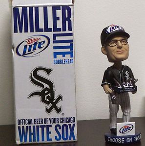 CHICAGO WHITE SOX Miller Lite Beer Vendor Bobble Head 8 4 11 US 