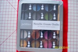 pebbles inc 30 chalks 4 color choices nip