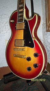  Gibson Les Paul Custom Heritage Cherry Sunburst Plain Top HCSB