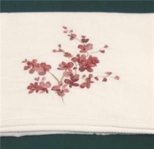   piece set cherry blossom shower curtain hooks bath towel pink sheer