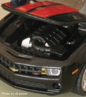 2010 Chevy Camaro SS in Black with Victory Red LeMans Stripes