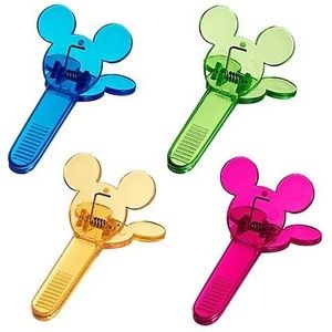    Mickey Mouse Icon Color Fusion Kitchen Chip Bag Clips 4 Pc Set NEW