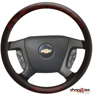 Chevy Tahoe Avalanche 2007 2008 Wood Steering Wheel Lav