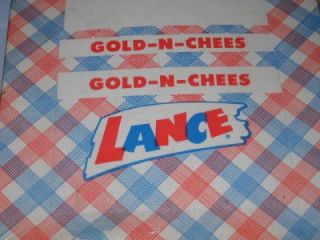 Vintage Lance Gold N Cheese 24 Count Store Box 99 Cent