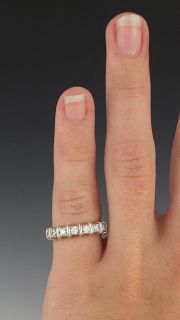 Brilliant 14k White Gold Diamond Anniversary Band Ring