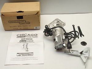 New Chicago Electric Power Tools Trim Router Item 33833 Small 