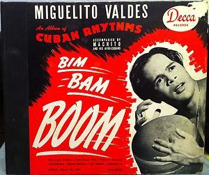 Miguelito Valdes BIM Bam Boom 4X 78 RPM Decca 344 VG