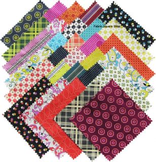 Denyse Schmidt Chicopee 6 Charm Pack Quilting Fabric Squares Free 