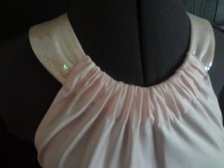 Elegant Calvin Klein Soft Silk Pink Evening Gown Style CD8E1E35 Size 4 