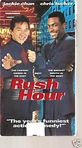 Rush Hour VHS Tape Jackie Chan Chris Tucker