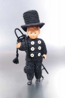 fantastic antique chimney sweep doll german quality