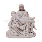 Antique Pieta Sculpture Signed G Ruggeri Jesus and Mary Statue 