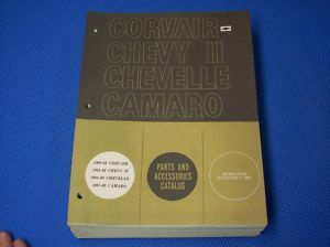 1969 CHEVROLET PARTS CATALOG Camaro Chevelle Chevy II ORIGINAL GM