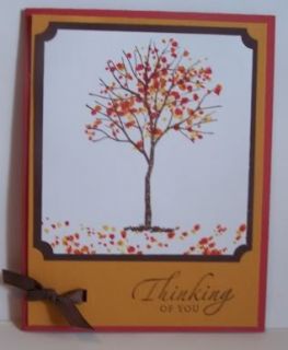 Stampin Up Handmade Greeting Card Fall Birthday PY Lot
