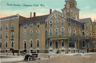 Wi CHIPPEWA Falls Hotel Stanley Early R90665