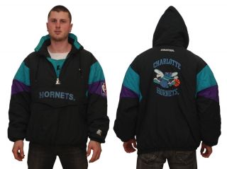 Charlotte Hornets Jacket Starter Vintage Original XL