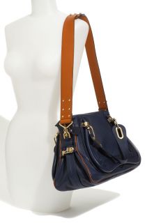 Authentic Chloe Paraty Military Leather Satchel Bag Retail $2 295 
