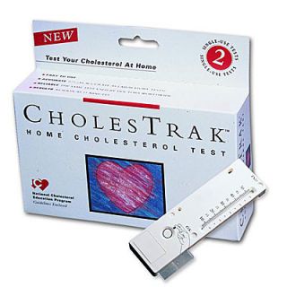 Cholestrak Home Cholesterol Level Test Kit Monitor Set