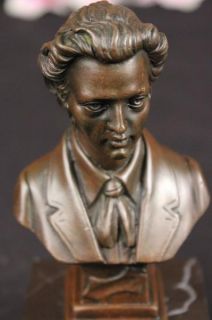   ART Bronze polish composer and pianist Frederic Francois Chopin Statue