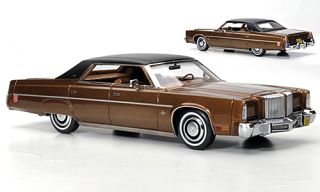 Wonderful modelcar Chrysler Imperial 1975 Brown Metallic 1 43 Ltd Ed 