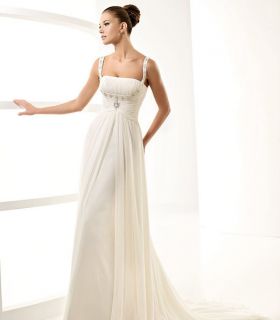 Chiffon Beach Evening Dress Bride Wedding Dress 4 6 8 10 12 14 16 