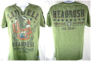 Chuck Liddell Headrush Screaming Eagle Premium V Neck T Shirt New 