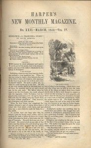 Bound Volume Harpers Magazine 1852 Charles Dickens