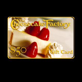 50 in The Cheesecake Factory Gift Card Brand New