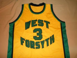 Chris Paul West Forsyth High School Jersey Yellow New Any Size FCL 