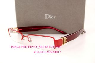 red an original christian dior trademark hard case included size mm 