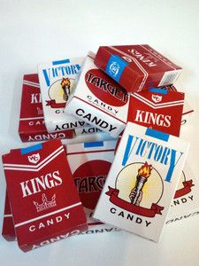 Candy Cigarettes 12 Packs of Candy sticks. Great retro look and taste 