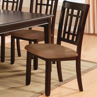kendall dark cherry dining chairs set of 2
