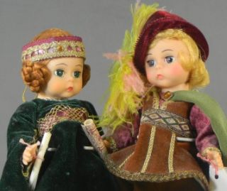 Madame Alexander Queen Isabella Christopher Columbus Dolls boxes