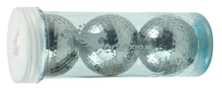 New 6 Silver Chromax Metallic Golf Balls M1 2 Sleeves