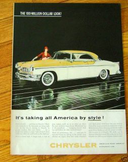 1955 Chrysler New Yorker Deluxe St Regis Ad