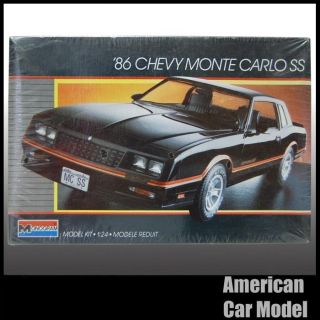 Monogram 86 Chevy Monte Carlo SS Model Kit 1986 Chevrolet