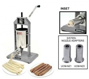 Churro Maker Machine 5 pound capacity Stainless Cylinder with two
