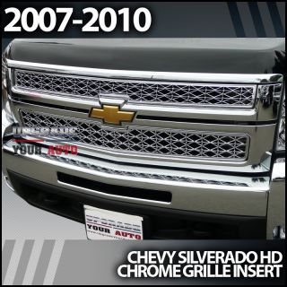 2007 2010 Chevy Silverado 2500 HD Chrome Grill Grille