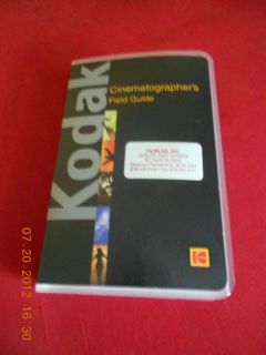 35mm 16mm SUPER 8 CINEMATOGRAPHERS GUIDE 2002 L K