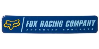 Fox Racing Advanced Logo Sticker