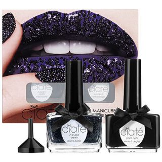 Brand New Black Pearls Ciate Ciaté Caviar Manicure Nail Polish