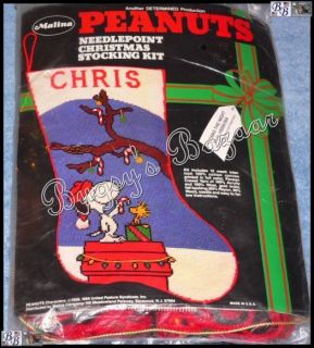  ’Twas The Night Stocking Needlepoint Christmas Stocking Kit