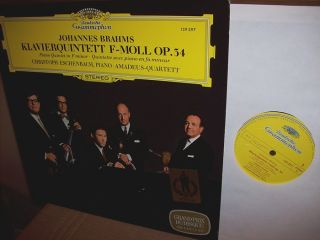 Amadeus Quartet Eschenbach 1960s Brahms Quintet Op 34 DG Germany