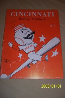 1955 Cincinnati Reds Redlegs Official Yearbook Ted Kluszewski Joe